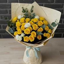 Букет цветов из:  Розы в Северо-Восточные Сады