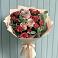 Букет цветов из: Гвоздики и Розы в Северо-Восточные Сады