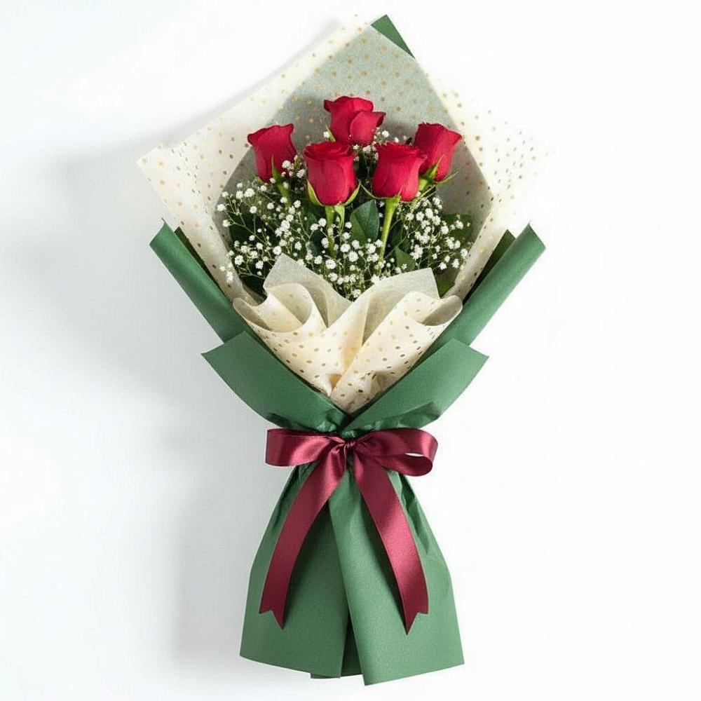 Букет цветов из: Розы в Северо-Восточные Сады