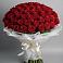 Букет 101 Красная роза Блэк Мэджик в Северо-Восточные Сады