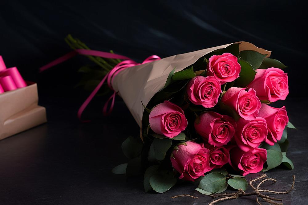 Букет 11 роз Пинк в Северо-Восточные Сады