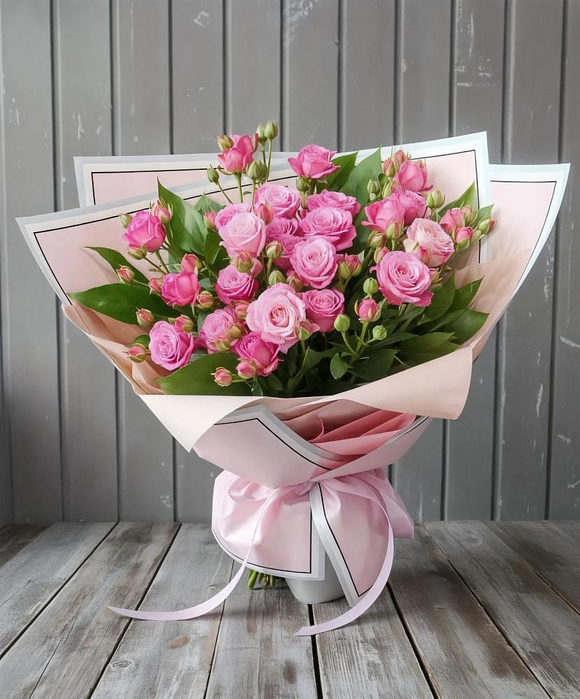 Букет Розовый кустик в Северо-Восточные Сады