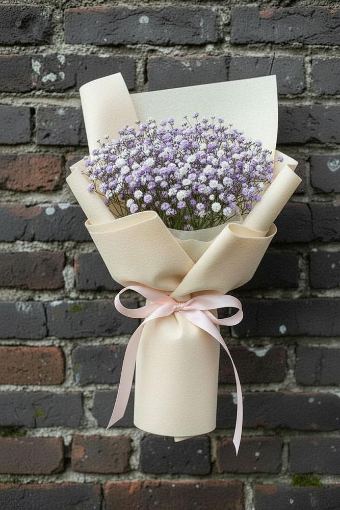 Букет цветов из: Гипсофила в Северо-Восточные Сады