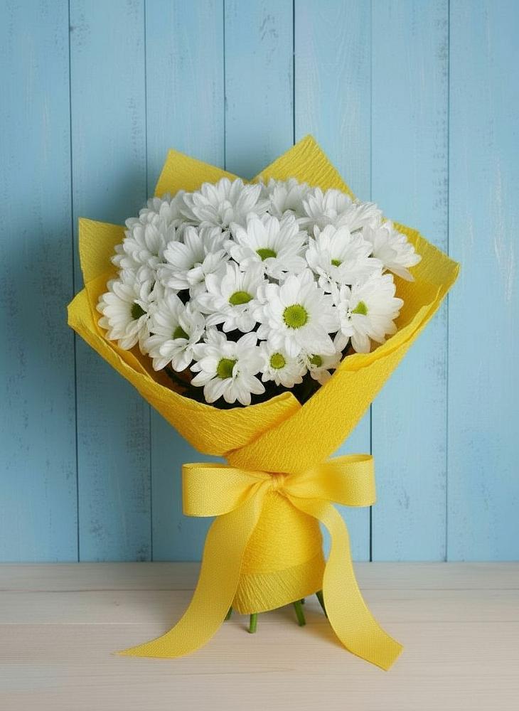 Букет цветов из: Хризантемы в Северо-Восточные Сады