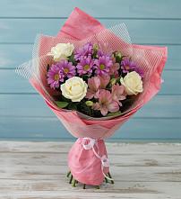 Букет цветов из:  Герберы в Северо-Восточные Сады