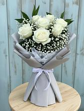 Букет цветов из:  Розы в Северо-Восточные Сады