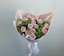 Букет цветов из:  Розы и Хризантемы в Северо-Восточные Сады