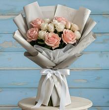 Букет цветов из:  Розы в Северо-Восточные Сады