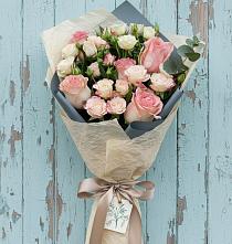 Букет цветов из:  Розы в Северо-Восточные Сады