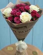 Букет цветов из:  Розы в Северо-Восточные Сады