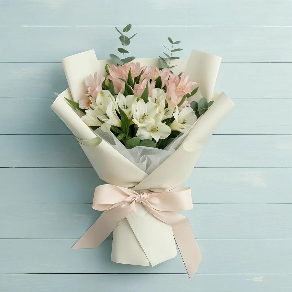 Букет цветов из: Альстромерии в Северо-Восточные Сады