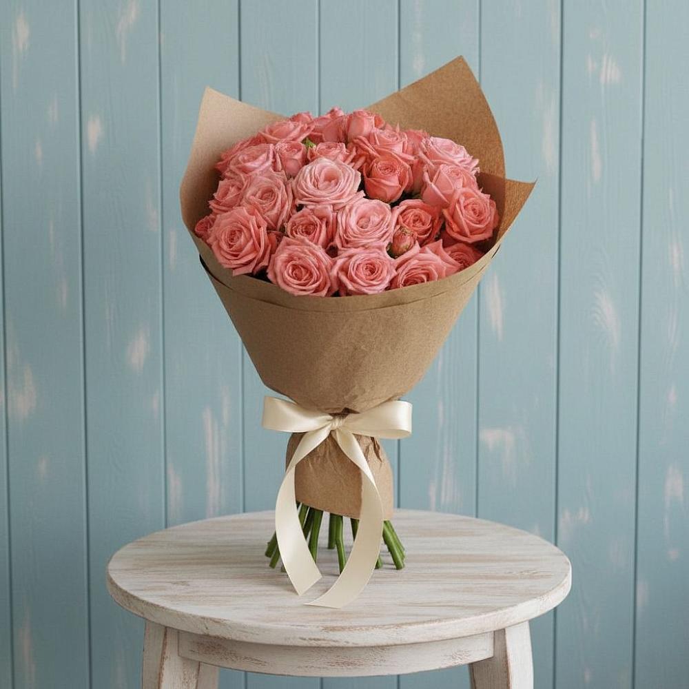 Букет цветов из: Розы в Северо-Восточные Сады