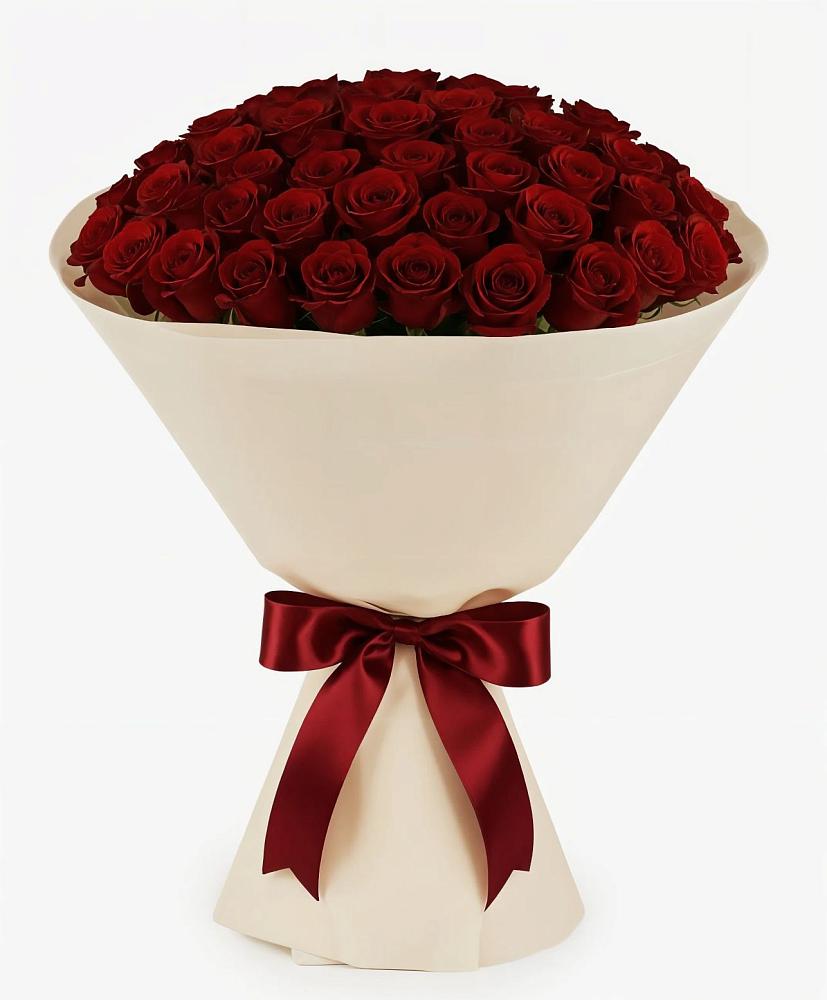 Букет 101 Бордовая роза Блэк Бакарра в Северо-Восточные Сады