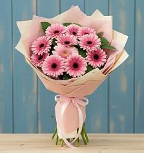 Букет цветов из:  Герберы в Северо-Восточные Сады