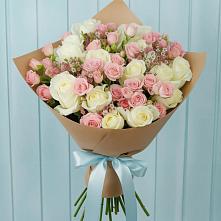 Букет цветов из:  Розы в Северо-Восточные Сады